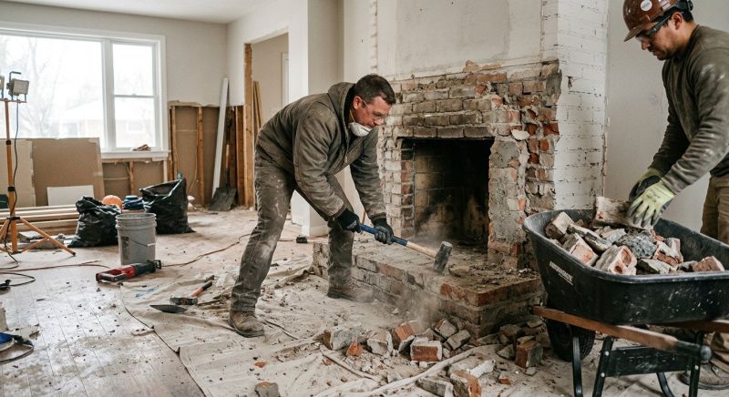 Hearth Removal in Bergen County, NJ