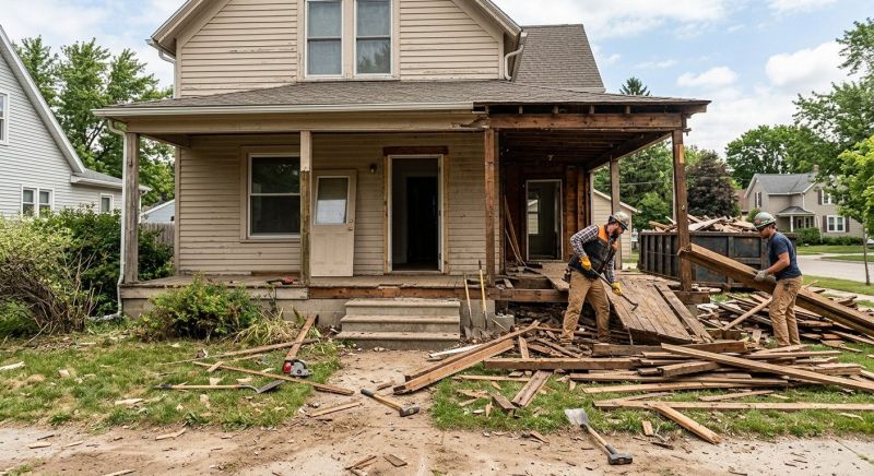 Porch Removal in Bergen County, NJ