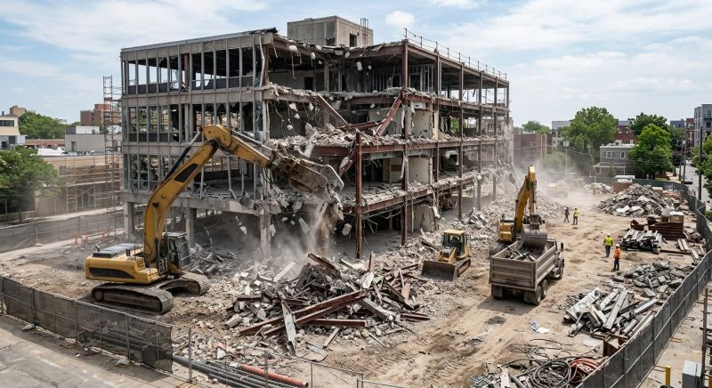 Warehouse Demolition in Sacramento, CA