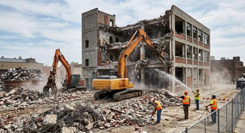 Commercial Building Demolition in Bergen County, NJ