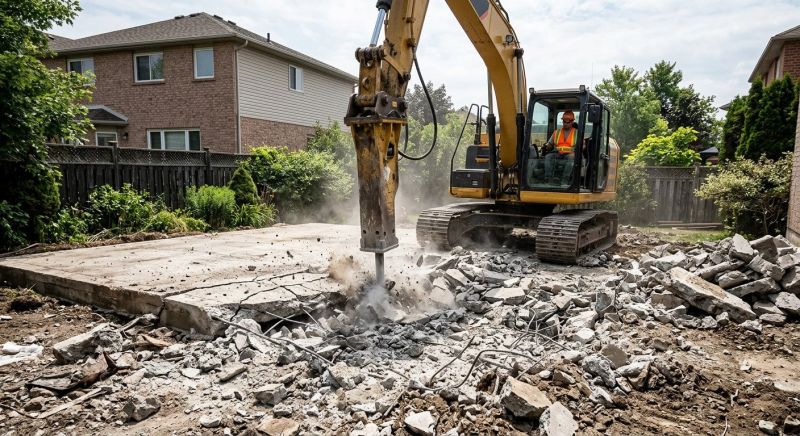 Concrete Patio Demolition in Bergen County, NJ