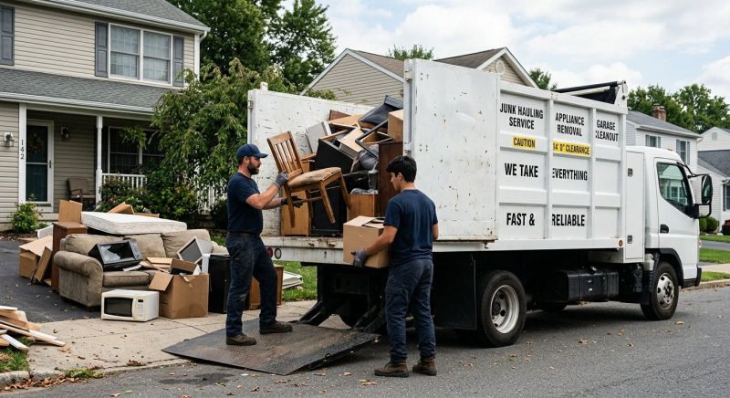 Garage Junk Hauling in Roseville, CA