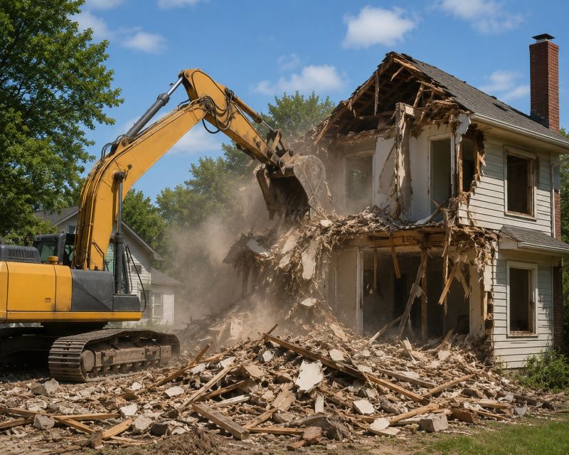 House Wrecking in Katy, TX