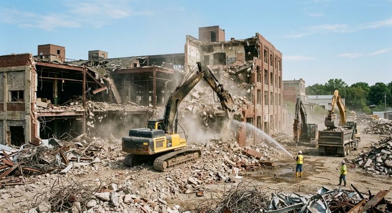Industrial Demolition in Houston, TX