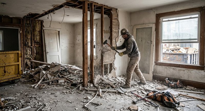 Interior Wall Demolition in Sacramento, CA