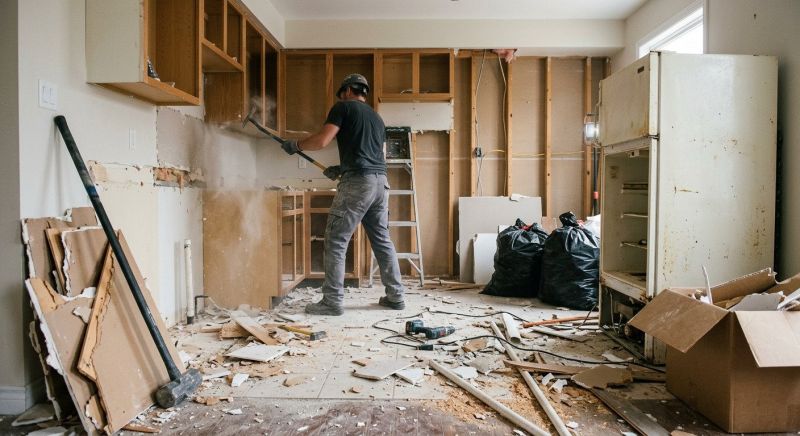 Kitchen Cabinet Demolition in Sacramento, CA