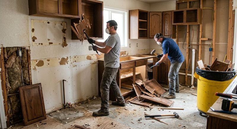 Kitchen Cabinet Demolition in Bergen County, NJ