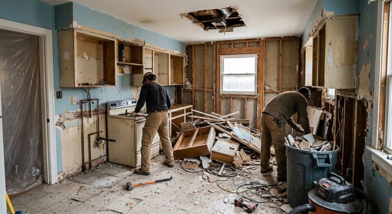 Kitchen Demolition in Bergen County, NJ