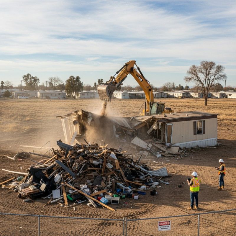 Modular Home Demolition in Houston, TX
